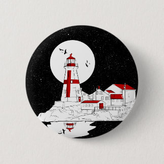Chapa Redonda De 5 Cm Faro East Quoddy Head
