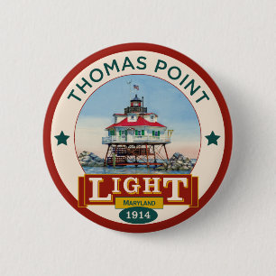 Chapa Redonda De 5 Cm Faro Thomas Point