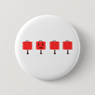 Chapa Redonda De 5 Cm Faros rojos felices