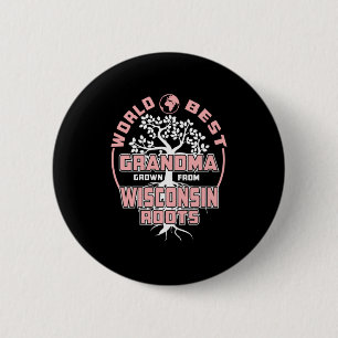 Chapa Redonda De 5 Cm Father's Day   World Best Grandma