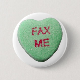 Chapa Redonda De 5 Cm Fax Me Heart