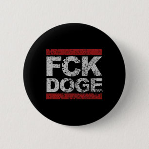 Chapa Redonda De 5 Cm Fck Doge Trastornado