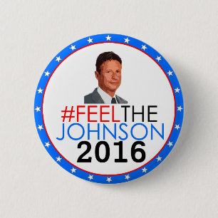 Chapa Redonda De 5 Cm #feelthejohnson Gary Johnson 2016
