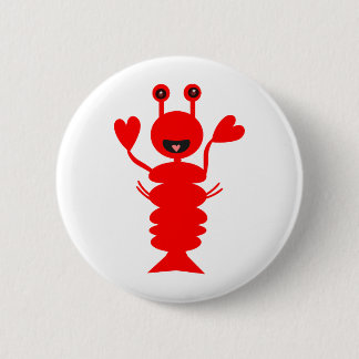 Chapa Redonda De 5 Cm Felices Lobster