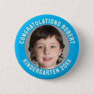 Chapa Redonda De 5 Cm Felicitaciones Graduado de Kindergarten Foto