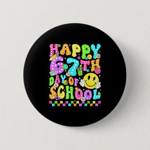 Chapa Redonda De 5 Cm Feliz 67º Día De Escuela 67 Días Más Inteligente P