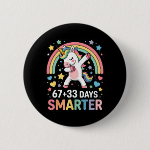 Chapa Redonda De 5 Cm Feliz 67+ 33 Días De Escuela Seis Siete Meme Maest