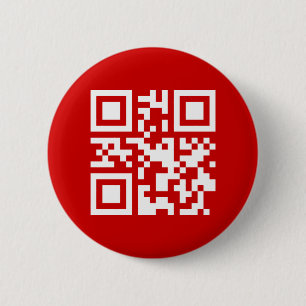 Chapa Redonda De 5 Cm ¡Feliz Año Nuevo! — Código QR