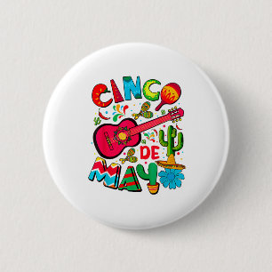 Chapa Redonda De 5 Cm Feliz Cinco De Mayo Hombres Mujeres Niños 5 De May
