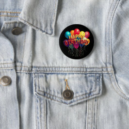 CHAPA REDONDA DE 5 CM FELIZ CUMPLEAÑOS