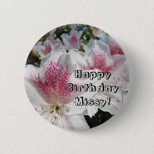 Chapa Redonda De 5 Cm Feliz Cumpleaños Tu Nombre! botones personalizados