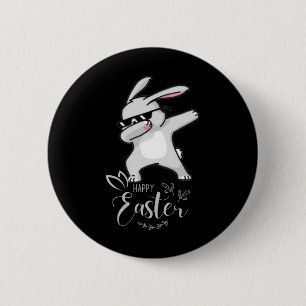 Chapa Redonda De 5 Cm Feliz Día de Pascua Cuidad Dublín Conejo Funny D