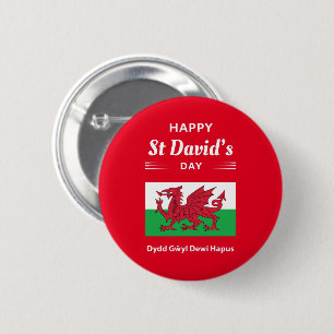 Chapa Redonda De 5 Cm Feliz Día de San David Dydd Gæyl Dewi Hapus 2