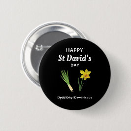 Chapa Redonda De 5 Cm Feliz día de San David Dydd Gŵyl Dewi Hapus 4