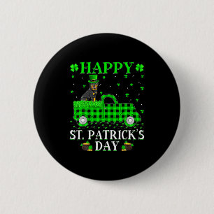 Chapa Redonda De 5 Cm Feliz día de San Patricio y camiseta de trébol