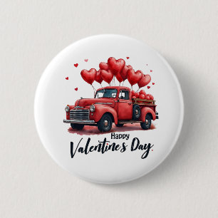 Chapa Redonda De 5 Cm Feliz Día de San Valentín al conjunto de parejas c