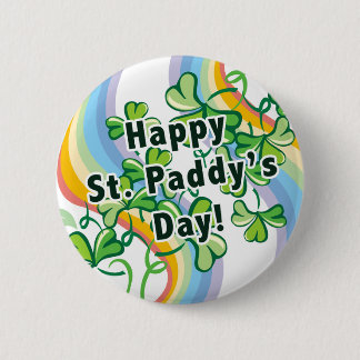 Chapa Redonda De 5 Cm Feliz Día de St. Paddy