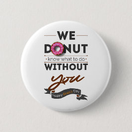 Chapa Redonda De 5 Cm Feliz Día del Jefe