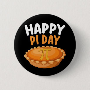 Chapa Redonda De 5 Cm Feliz Día del Pi Pastel Matemáticas Matemáticas Ar