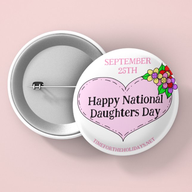 Chapa Redonda De 5 Cm Feliz Día Nacional de las Hermanas - 25 de setiemb (Subido por el creador)