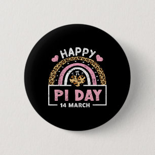 Chapa Redonda De 5 Cm Feliz Día Pi 2024 Maestra Encantadora De Matemátic