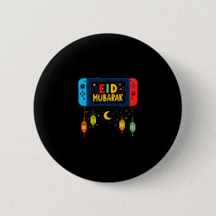 Chapa Redonda De 5 Cm Feliz Eid Murak Gaming Para Niños Jóvenes Jugadore