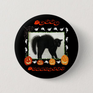 Chapa Redonda De 5 Cm Feliz Halloween