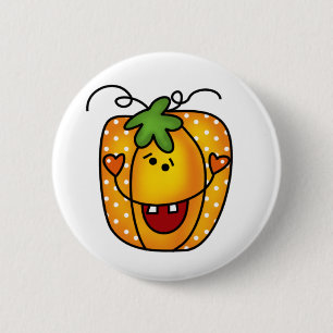 Chapa Redonda De 5 Cm Feliz Jack O Lantern