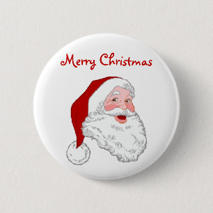 Chapa Redonda De 5 Cm Feliz Navidad