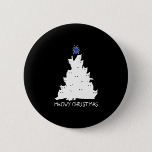 Chapa Redonda De 5 Cm feliz navidad camisa negra árbol estrella amarilla