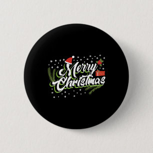 Chapa Redonda De 5 Cm Feliz Navidad - Diseño de Navidades