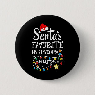 Chapa Redonda De 5 Cm Feliz Navidad Equipo de Enfermería Favorito de San