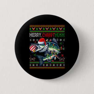 Chapa Redonda De 5 Cm Feliz Navidad Musky Santa Musky Disfraz de Navidad