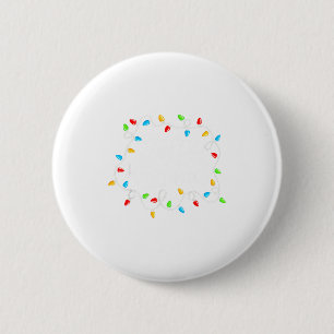 Chapa Redonda De 5 Cm Feliz Navidad Navidad Española Mexicana Luz de Nav