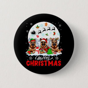 Chapa Redonda De 5 Cm Feliz Navidad Tres Reinos De Santa Elf Alemán Sh