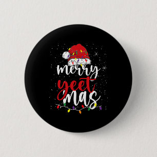 Chapa Redonda De 5 Cm Feliz Yeetnavidad Divertida Feliz Yeet Navidad Nav