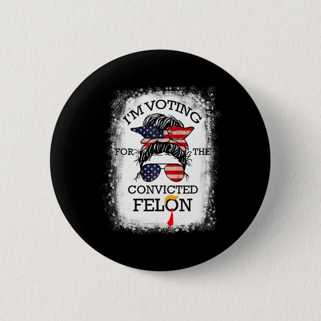 Chapa Redonda De 5 Cm Felon16 condenado en 2024 (Anverso)