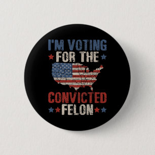Chapa Redonda De 5 Cm Felon condenado 2024