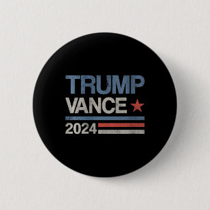 Chapa Redonda De 5 Cm Femeninas Trump Vance 2024