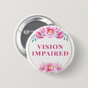 Chapa Redonda De 5 Cm Femenino Rosa Rosa Silvestre Floral Visión Deterio