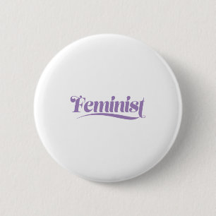 Chapa Redonda De 5 Cm feminista