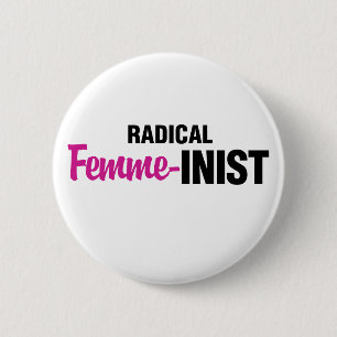 Chapa Redonda De 5 Cm Feminista