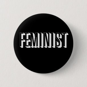 Chapa Redonda De 5 Cm Feminista