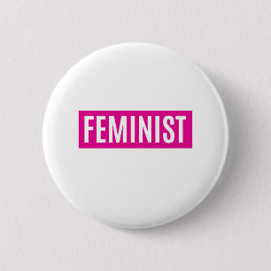 CHAPA REDONDA DE 5 CM FEMINISTA