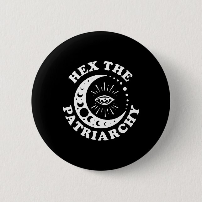 Chapa Redonda De 5 Cm Feminista patriarcal (Anverso)