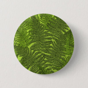 Chapa Redonda De 5 Cm Fern en verde