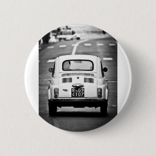Chapa Redonda De 5 Cm Fiat 500 en Roma