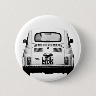 Chapa Redonda De 5 Cm Fiat 500 en Roma, Italia