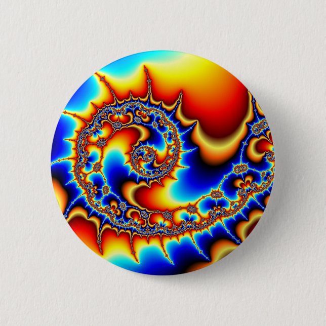 Chapa Redonda De 5 Cm Fibonaccispikeral (Anverso)