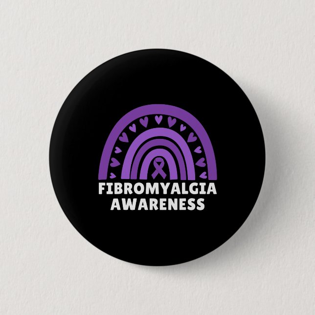 Chapa Redonda De 5 Cm Fibromialgia Sensibilización Hombres Mujeres Cuelg (Anverso)